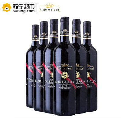 《【 苏宁易购 】美圣世家仙马园波尔多干红葡萄酒*6 ￥164.16》