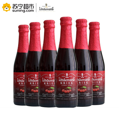 《【 苏宁易购 】林德曼樱桃啤酒 250ml*6瓶 ￥49.50》