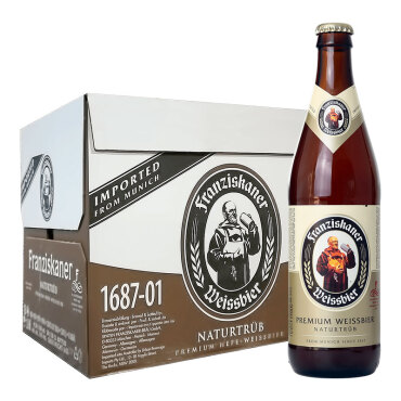《【 京东自营 】Franziskaner 范佳乐（教士）小麦啤酒500ml*20瓶 ￥100.00》