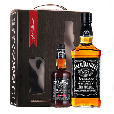 《【 京东自营 】杰克丹尼美国田纳西州威士忌礼盒 700ml ￥124.60》
