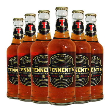 《【 京东自营 】Tennent 替牌威士忌橡木啤酒330ml*6瓶 ￥59.00》