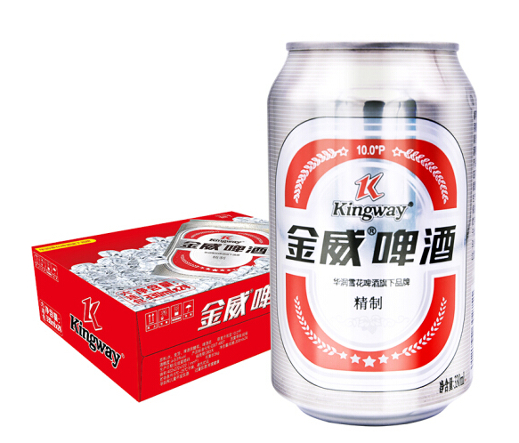 《【京东自营】金威 精制啤酒10度330mL*24听 27.73元（双重优惠）》