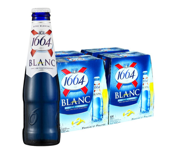 《【京东】法国原装进口 克伦堡1664白啤酒 250ml*24瓶 拼购159元》